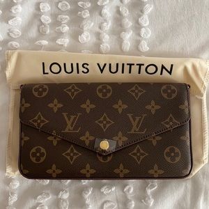 LV Felicie Pochette chain link handbag